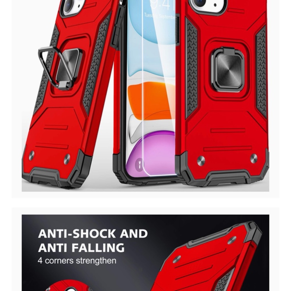 iPhone 12 case with ring New